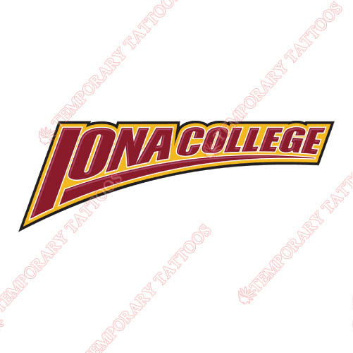 Iona Gaels Customize Temporary Tattoos Stickers NO.4639